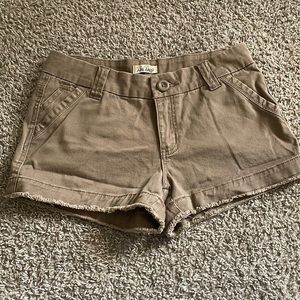 Be Bop brown cotton shorts (size 7)